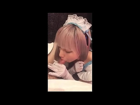 ❤️ Japanesch Idol [mayuka], Franséisch Déngschtmeedchen Kostüm, Deel 1, blowjob a réckelen mat Lotion Sex bei eis ☑